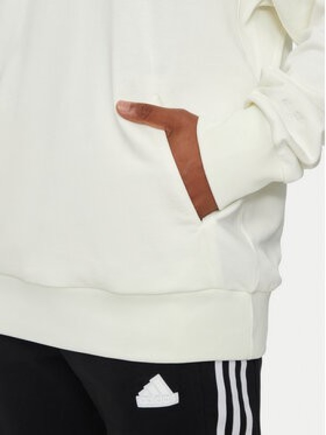 adidas Bluza ALL SZN French Terry IY4154 Biały Loose Fit