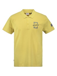 DOLOMITE Koszulka polo "Dobbiaco" w kolorze żółtym rozmiar: M