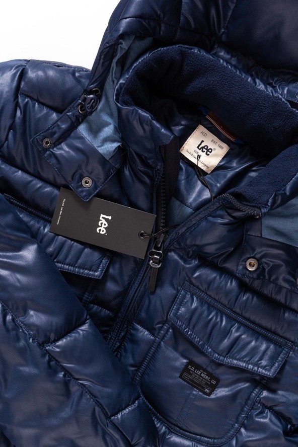 KURTKA ZIMOWA LEE LOCO PUFFER NAVY L87NWS35