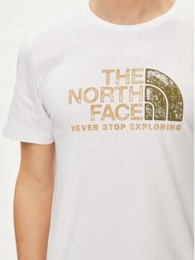 The North Face T-Shirt Rust 2 NF0A87NW Biały Regular Fit