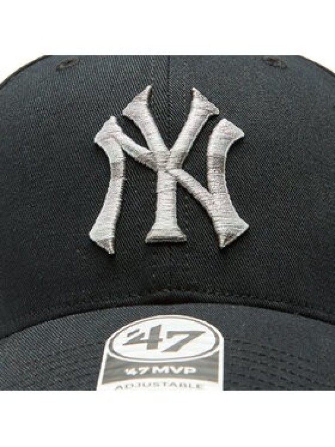 47 Brand Czapka z daszkiem MLB New York Yankees Retro Stripe Under 47 MVP B-RETMU17GWP-BK Czarny