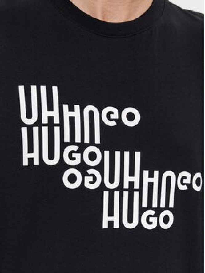 Hugo T-Shirt Davalon 50504936 Czarny Regular Fit