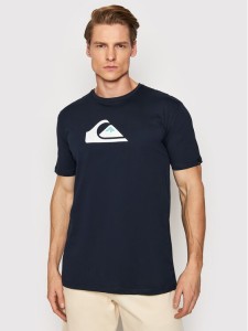 Quiksilver T-Shirt Comp EQYZT06534 Granatowy Regular Fit