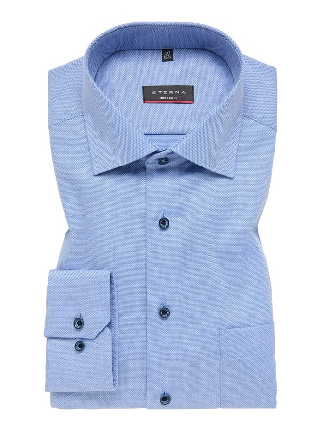 Eterna Koszula - Modern fit - w kolorze błękitnym rozmiar: 44