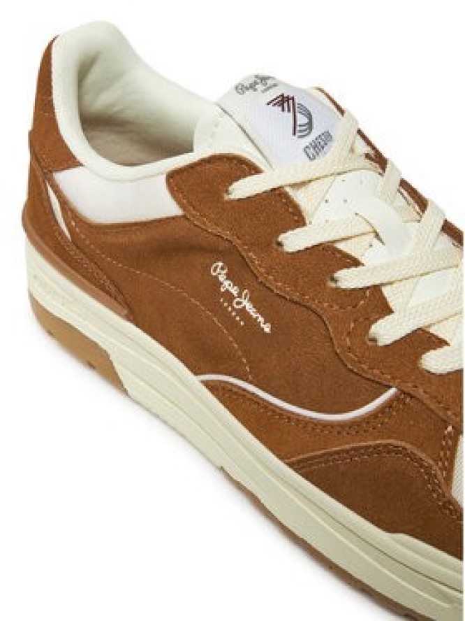 Pepe Jeans Sneakersy Chester Air M PMS00033 Brązowy