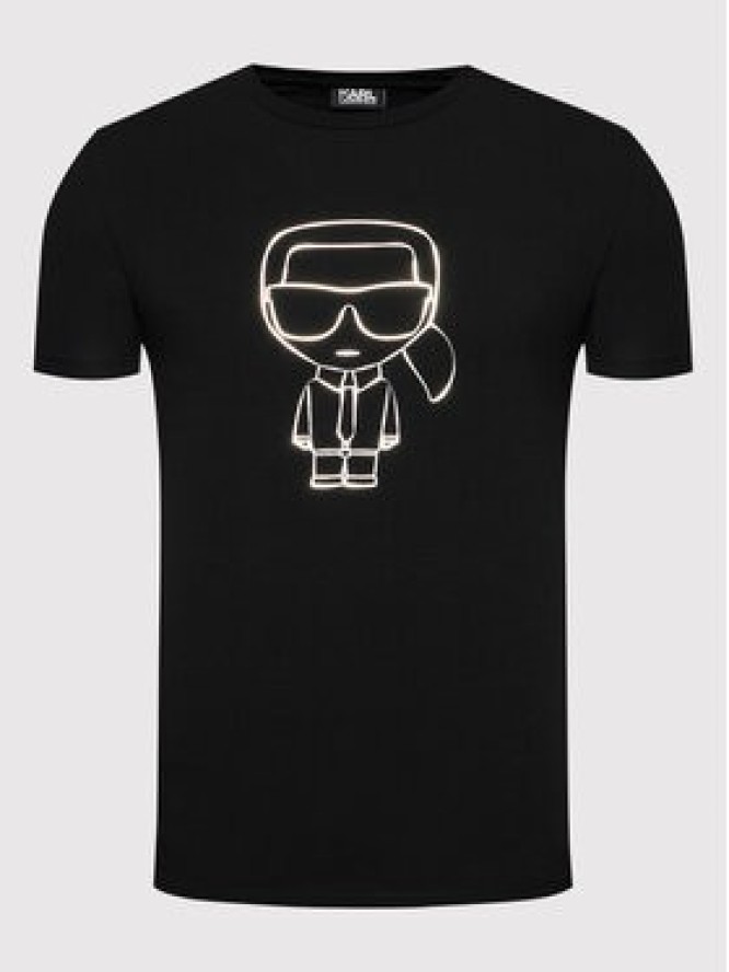 KARL LAGERFELD T-Shirt 755048 512221 Czarny Regular Fit