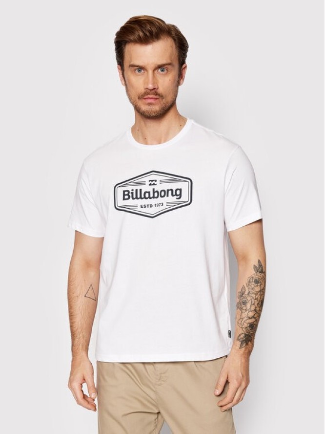 Billabong T-Shirt Trademark C1SS62 BIP2 Biały Regular Fit