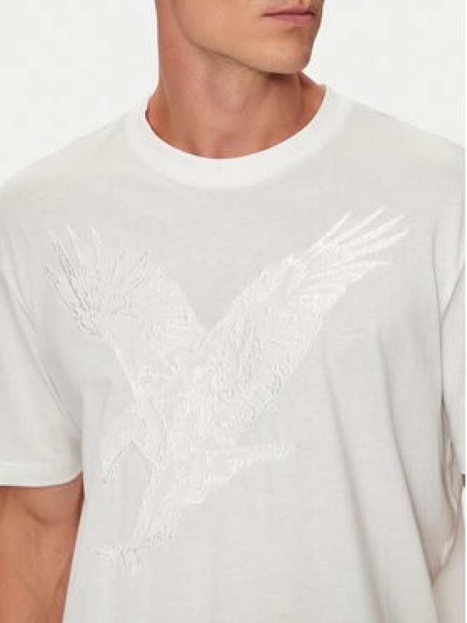 Armani Exchange T-Shirt 6DZTAD ZJ9TZ 1116 Biały Regular Fit