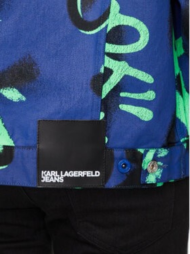 Karl Lagerfeld Jeans Kurtka jeansowa 241D1402 Niebieski Regular Fit