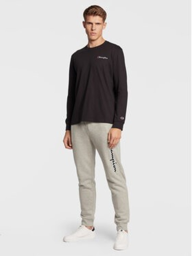 Champion Longsleeve Crewneck 217868 Czarny Regular Fit