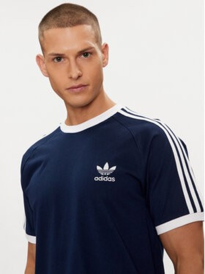 adidas T-Shirt Adicolor Classics 3-Stripes T-Shirt IA4850 Niebieski Slim Fit