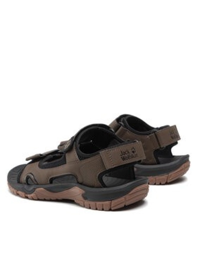 Jack Wolfskin Sandały Lakewood Cruise Sandal M 4019011 Brązowy