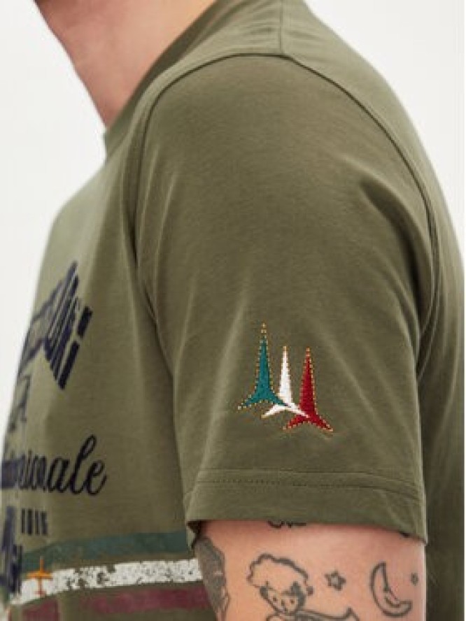 Aeronautica Militare T-Shirt 241TS2216J641 Khaki Regular Fit