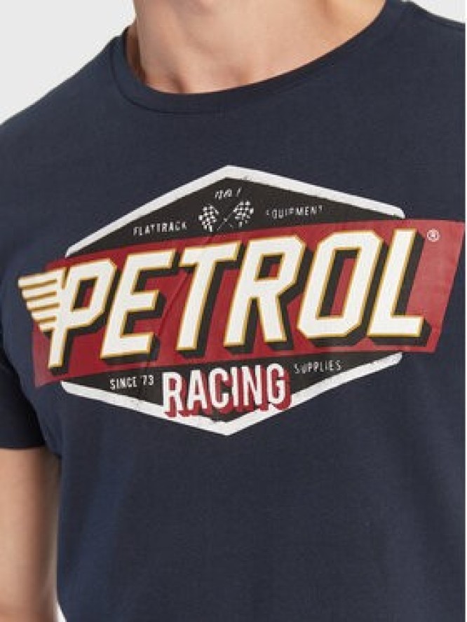 Petrol Industries T-Shirt Logo M-3020-TSR600 Granatowy Regular Fit
