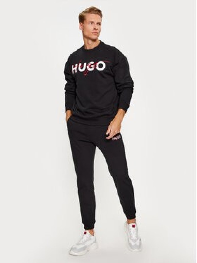 Hugo Spodnie dresowe Drokko 50494571 Czarny Relaxed Fit