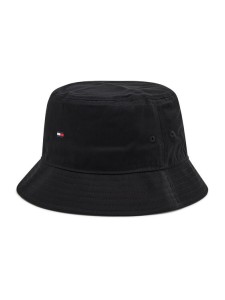 Tommy Hilfiger Kapelusz Flag Bucket Hat AM0AM07344 Czarny