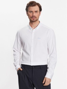 Boss Koszula 50487520 Biały Regular Fit