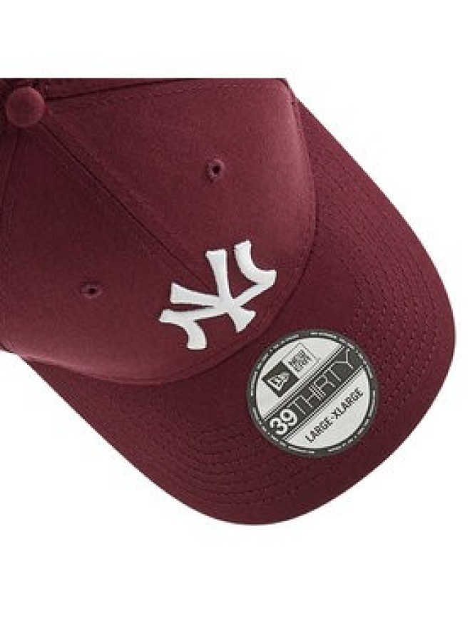 New Era Czapka z daszkiem New York Yankees Essential Maroon 39Thirty 12523891 Bordowy