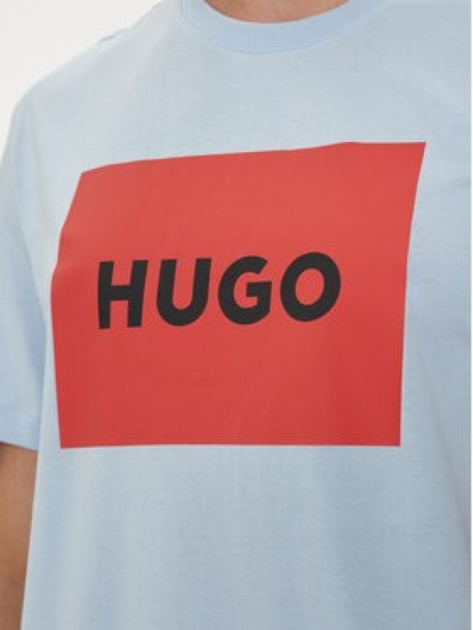 Hugo T-Shirt Dulive222 50467952 Niebieski Regular Fit