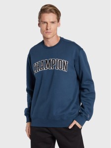 Champion Bluza 217877 Niebieski Regular Fit