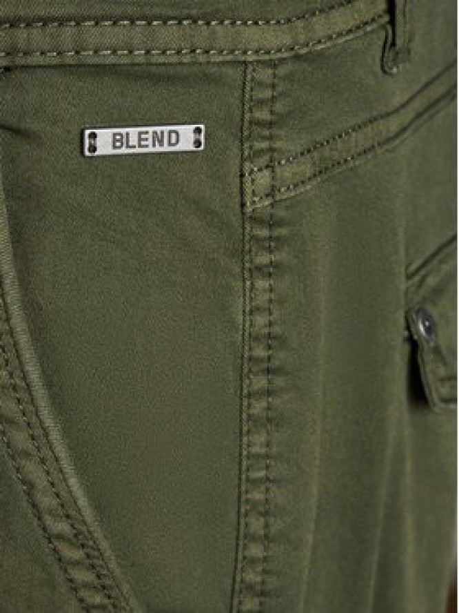 Blend Spodnie materiałowe 20716450 Zielony Slim Fit