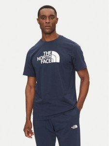 The North Face T-Shirt Easy NF0A8A6C Granatowy Regular Fit