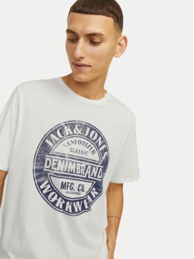 Jack&Jones T-Shirt Jeans 12256779 Granatowy Standard Fit