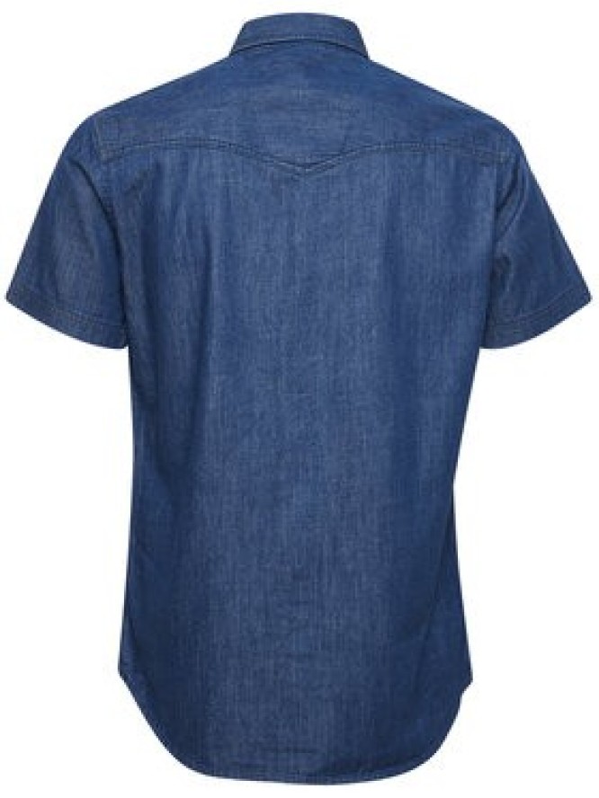 Blend Koszula jeansowa 20715457 Granatowy Regular Fit