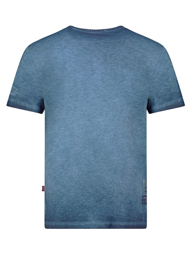 Geographical Norway Koszulka w kolorze niebieskim rozmiar: M