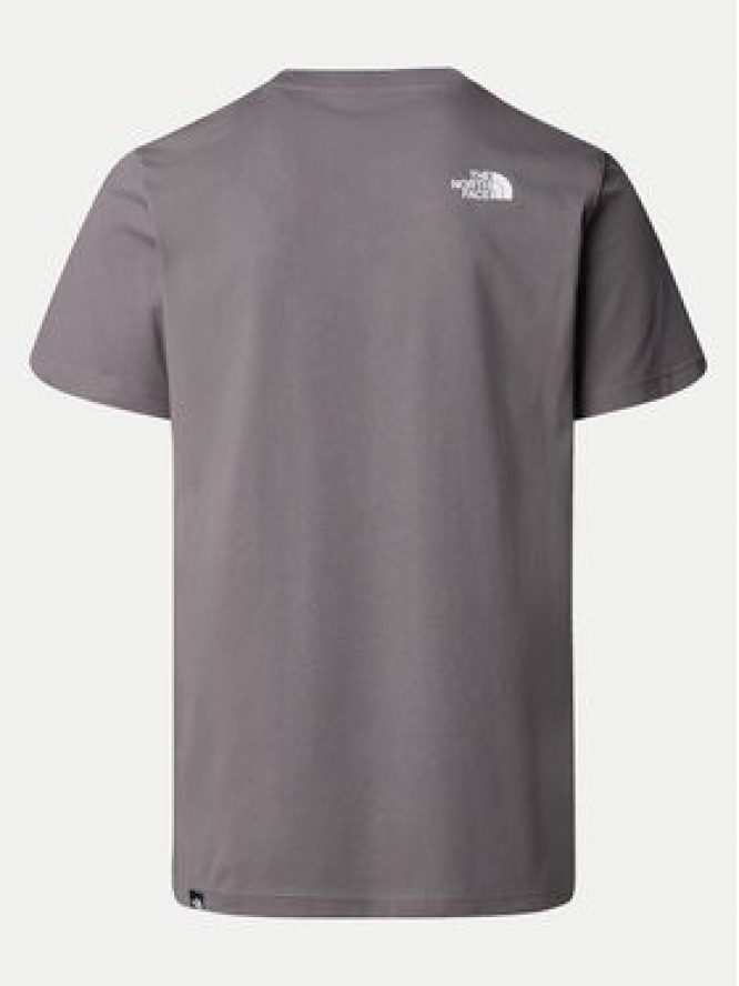 The North Face T-Shirt Simple Dome NF0A87NG Szary Regular Fit