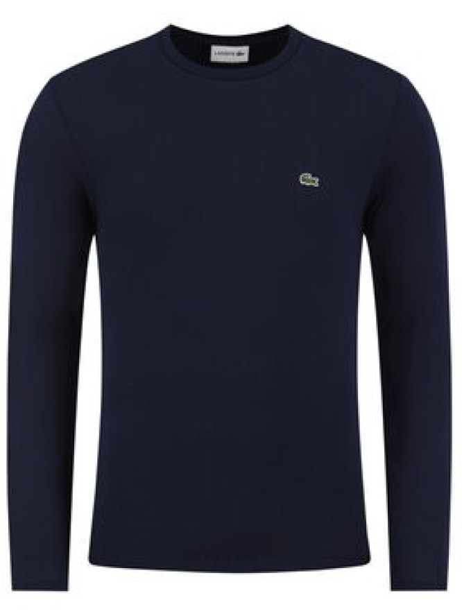 Lacoste Longsleeve TH6712 Granatowy Regular Fit