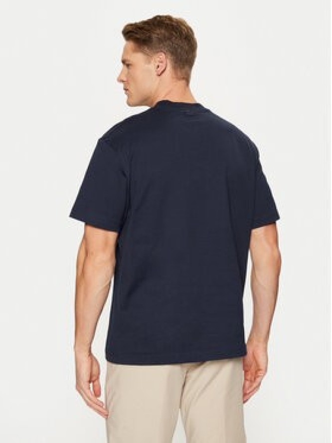 Lacoste T-Shirt TH3603 Granatowy Classic Fit