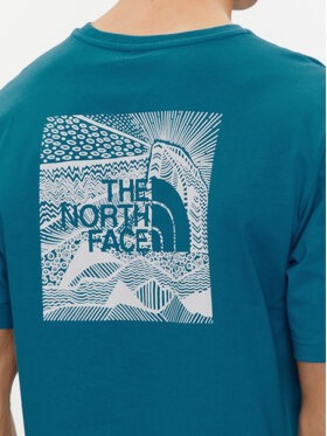 The North Face T-Shirt Redbox NF0A87NV Niebieski Regular Fit