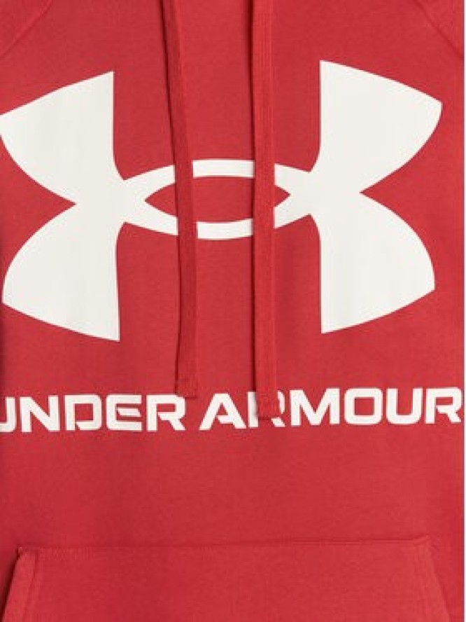 Under Armour Bluza Ua Rival Fleece Big Logo 1357093 Czerwony Loose Fit