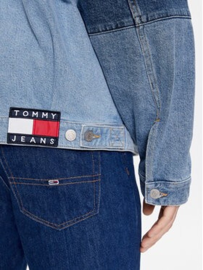 Tommy Jeans Kurtka jeansowa Aiden DM0DM16737 Niebieski Oversize