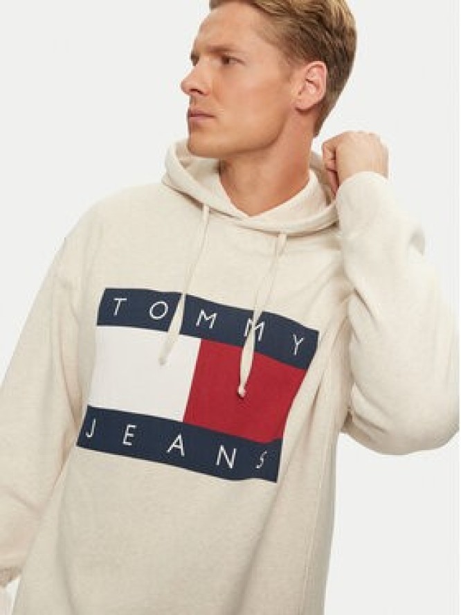 Tommy Jeans Bluza DM0DM20591 Beżowy Relaxed Fit