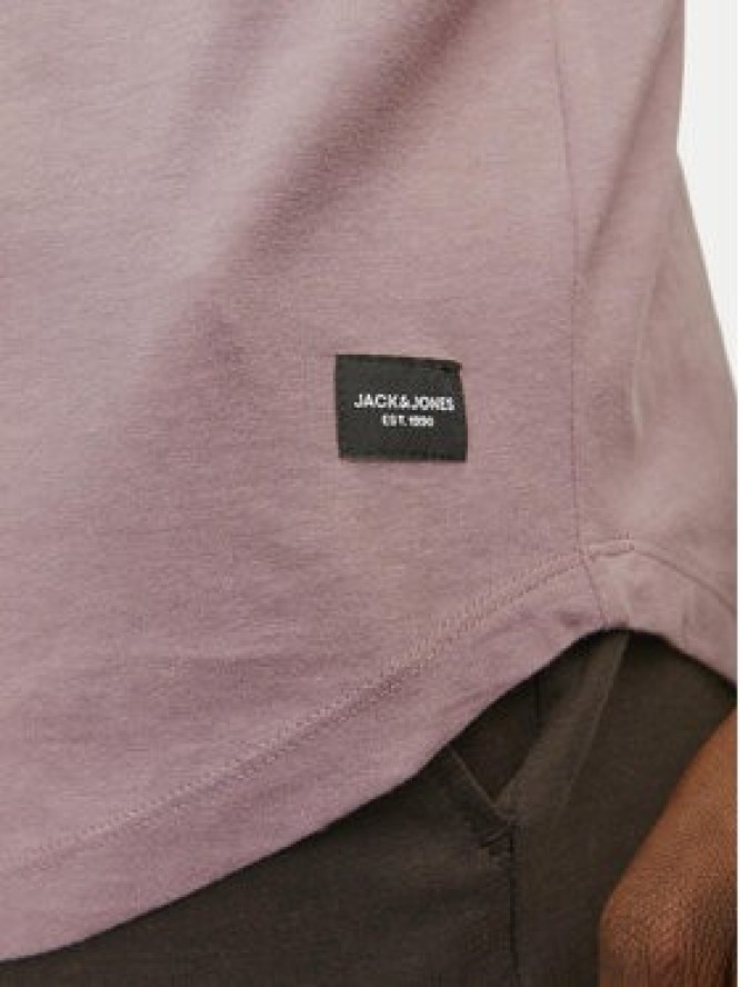 Jack&Jones T-Shirt Jjenoa 12113648 Różowy Long Line Fit