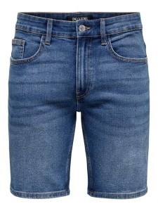 Only & Sons Szorty jeansowe Weft 22034527 Niebieski Regular Fit