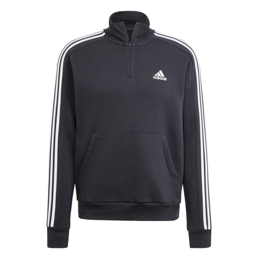 Bluza Essentials Fleece 3-Stripes 1/4-Zip