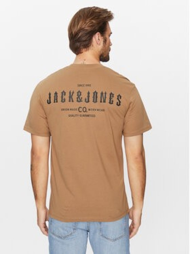 Jack&Jones T-Shirt 12235135 Beżowy Relaxed Fit