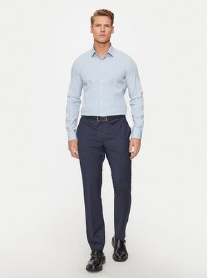 Calvin Klein Koszula K10K113163 Niebieski Slim Fit