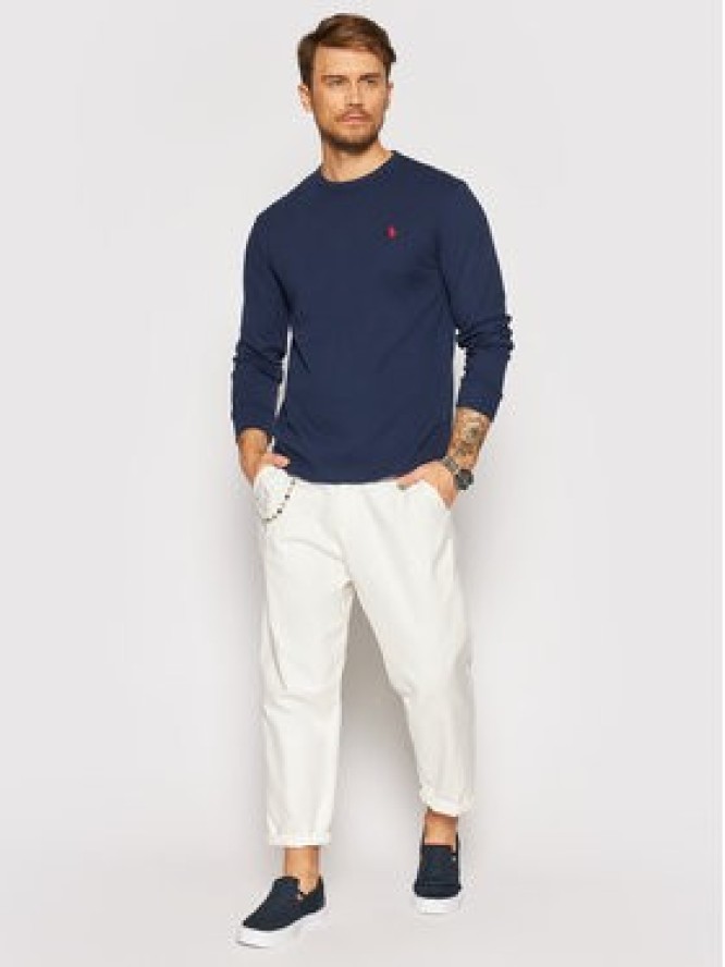 Polo Ralph Lauren Longsleeve Classics 710842632004 Granatowy Regular Fit