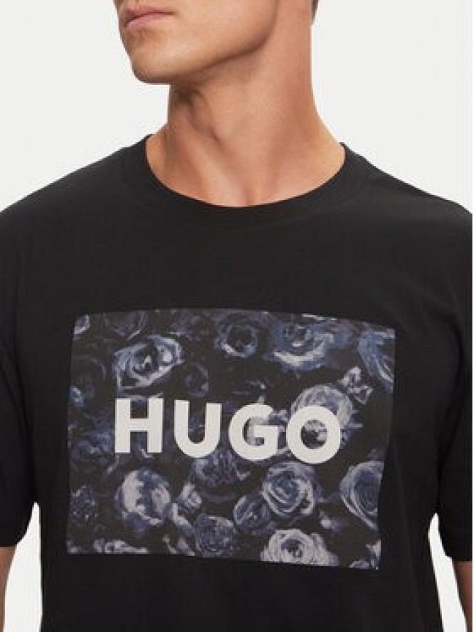 Hugo T-Shirt 50523999 Czarny Regular Fit