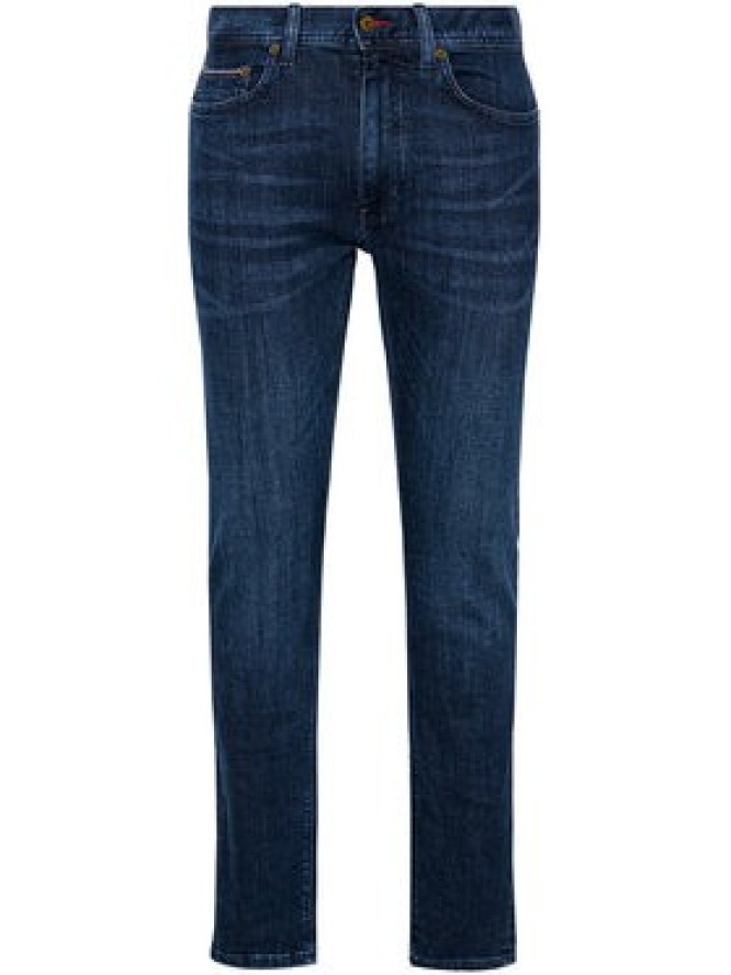 Tommy Hilfiger Jeansy Bleecker MW0MW15599 Granatowy Slim Fit