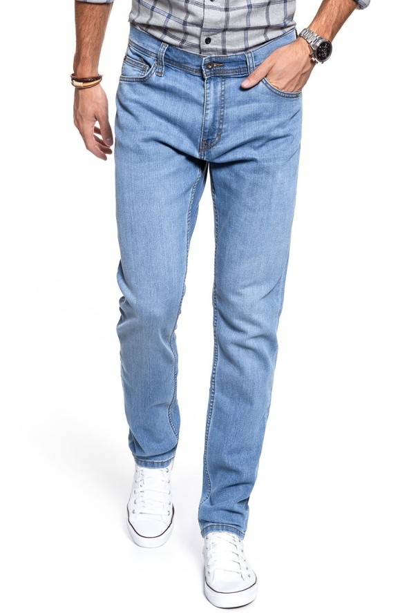 SPODNIE MĘSKIE MUSTANG Jeans Bosten Slim Fit Light Blue 1007660 5000 302