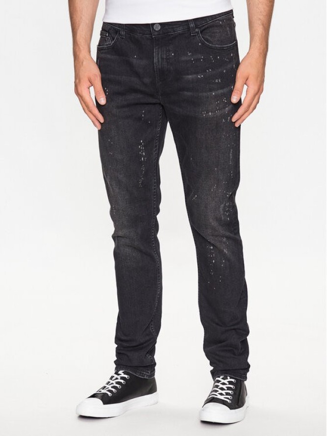 KARL LAGERFELD Jeansy 265801 532832 Czarny Slim Fit