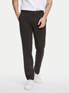 Lindbergh Chinosy 30-006052 Czarny Slim Fit