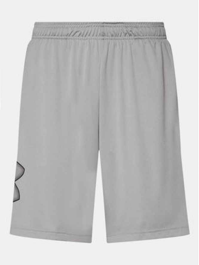 Under Armour Szorty sportowe Ua Tech Graphic Short 1306443-035 Szary Loose Fit