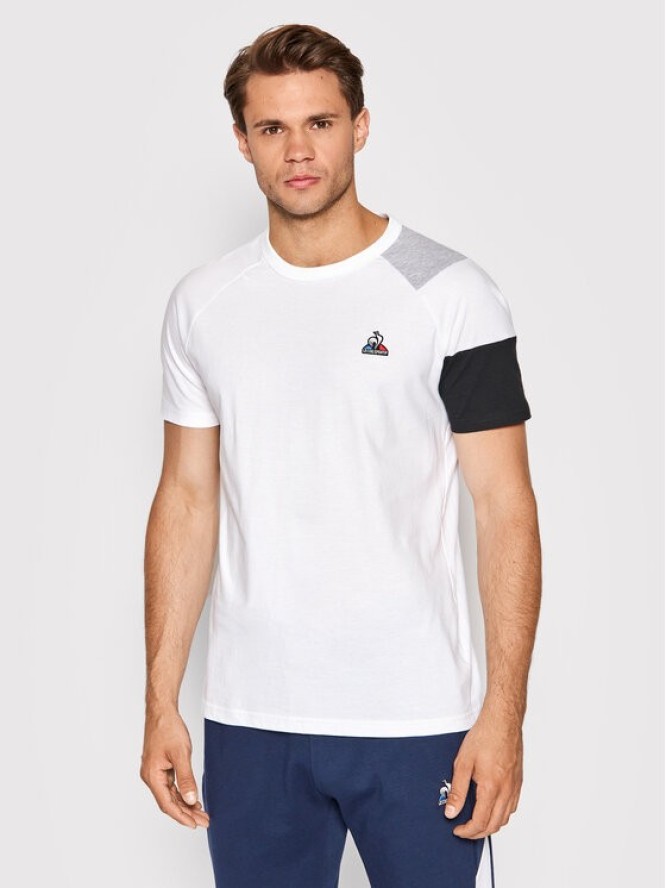 Le Coq Sportif T-Shirt 2210565 Biały Regular Fit