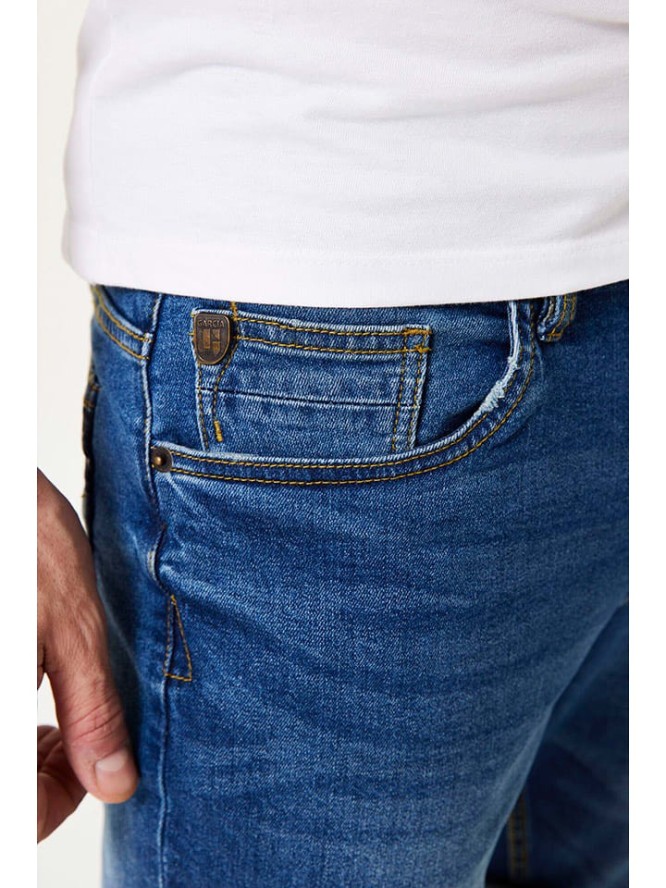 Garcia Szorty dżinsowe - Regular fit - w kolorze niebieskim rozmiar: W29